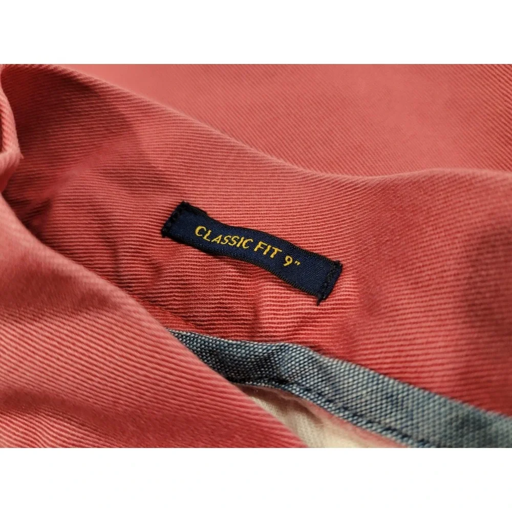 Polo Ralph Lauren Shorts Men 40 Coral‎ Pink Sun Washed Chino Classic Fit Casual